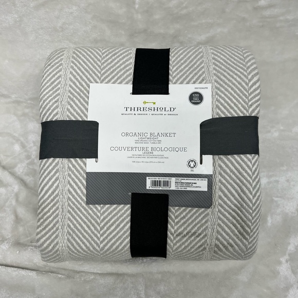 Threshold Bedding New Threshold Organic Blanket King Size Poshmark